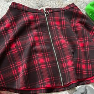 Short Plaid Hot Topic Skirt